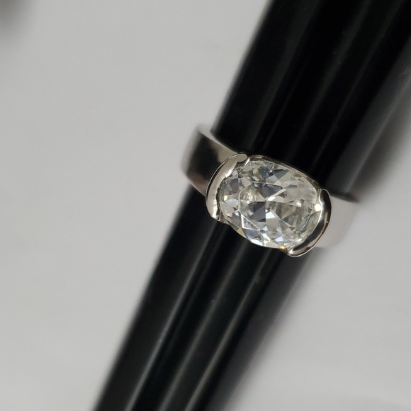 2 Cttw Sterling Silver 925 Solitaire Ring - Picture 7 of 10